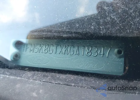 2019 Ford Explorer Sport z USA, uszkodzony, nr VIN 1FM5K8GTXKGA18347